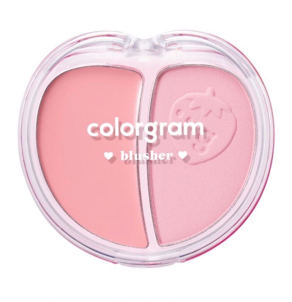 COLORGRAM Tintin Dory Duo Blusher Strawberry Duo K-Beauty Beauty Pink NEW IN BOX